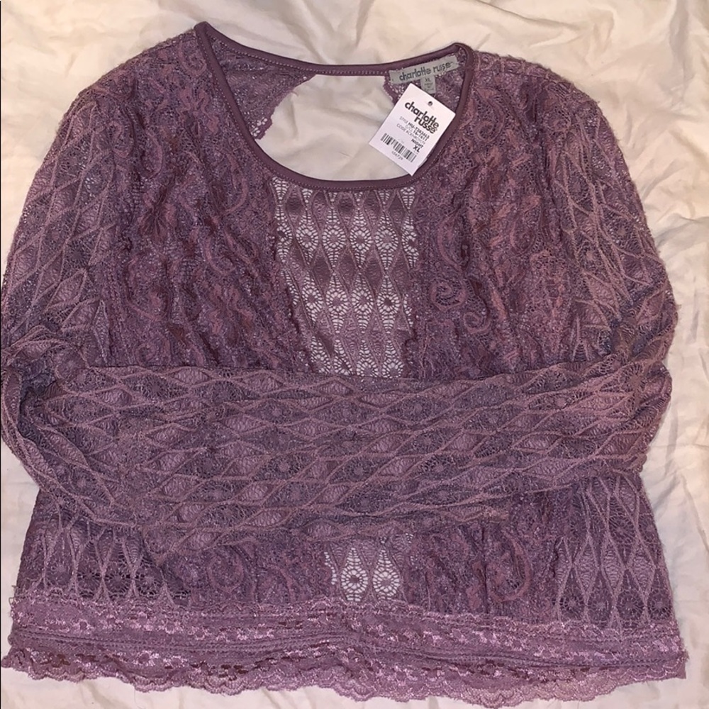 New with tags: Charlotte backless Top